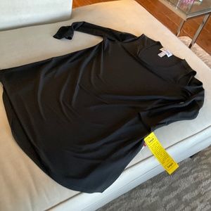 Joseph Ribkoff black cold shoulder tunic size 10